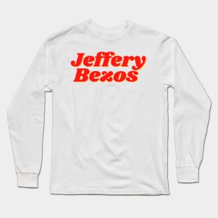 Jeffery Bezos (Bo Burnham Inside) Long Sleeve T-Shirt